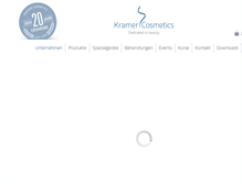 Tablet Screenshot of kramer-cosmetics.ch